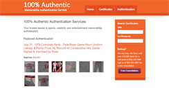 Desktop Screenshot of 100percentauthentic.com